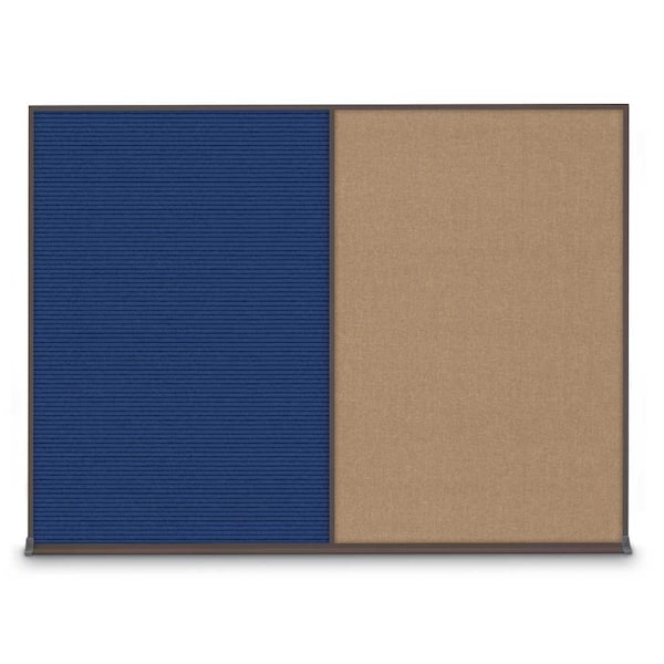 Double Door Radius Plus Corkboard, 60"X